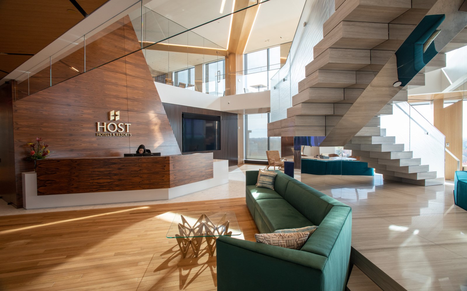 Host's Bethesda office: Lobby