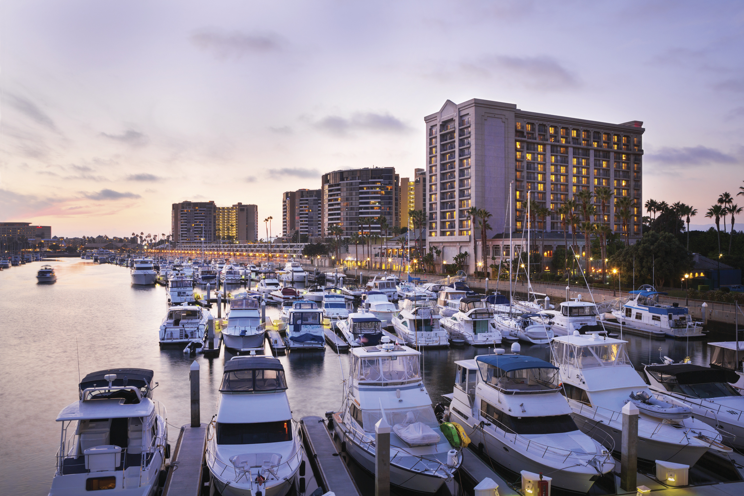 Exterior shot of building and boats in water"Most Commonly Used" property view