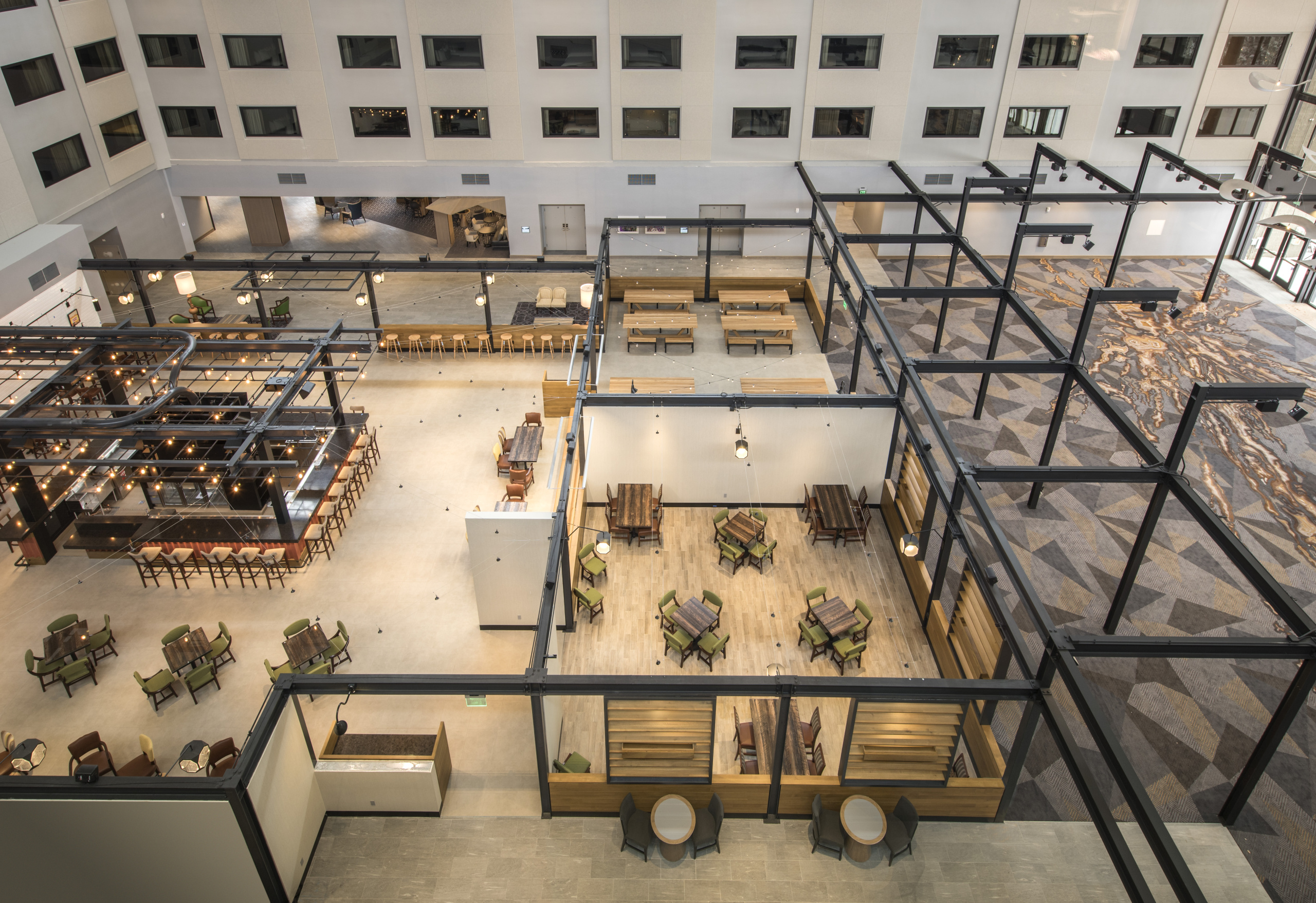 Aerial of Pint Brothers Alehouse