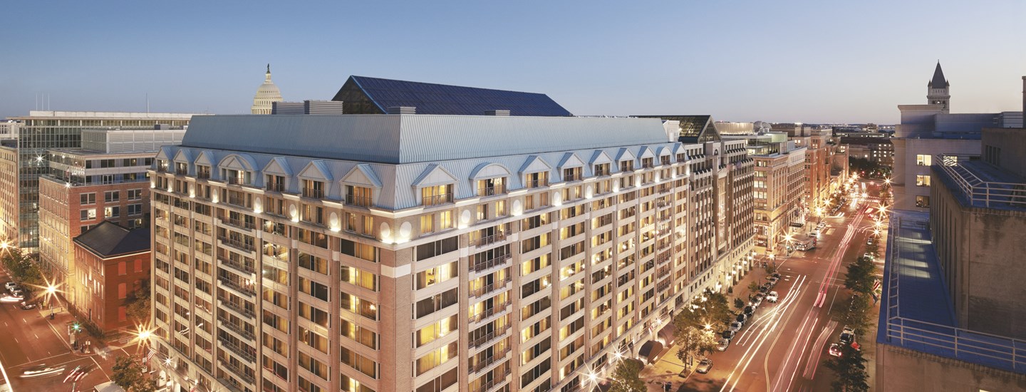 Aerial of property and surrounding areas at dusk"Most Commonly Used" property view