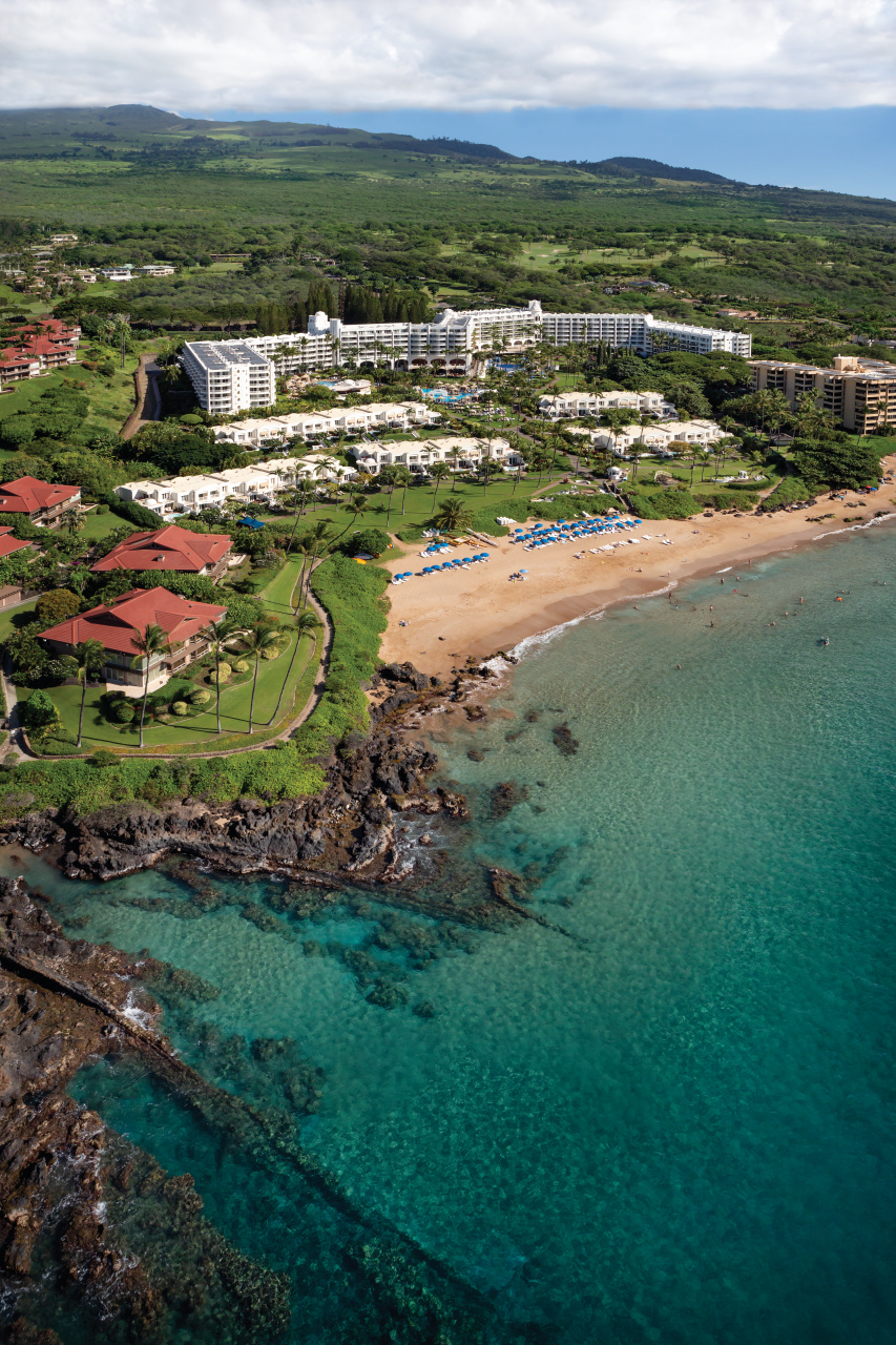 Aerial view of property