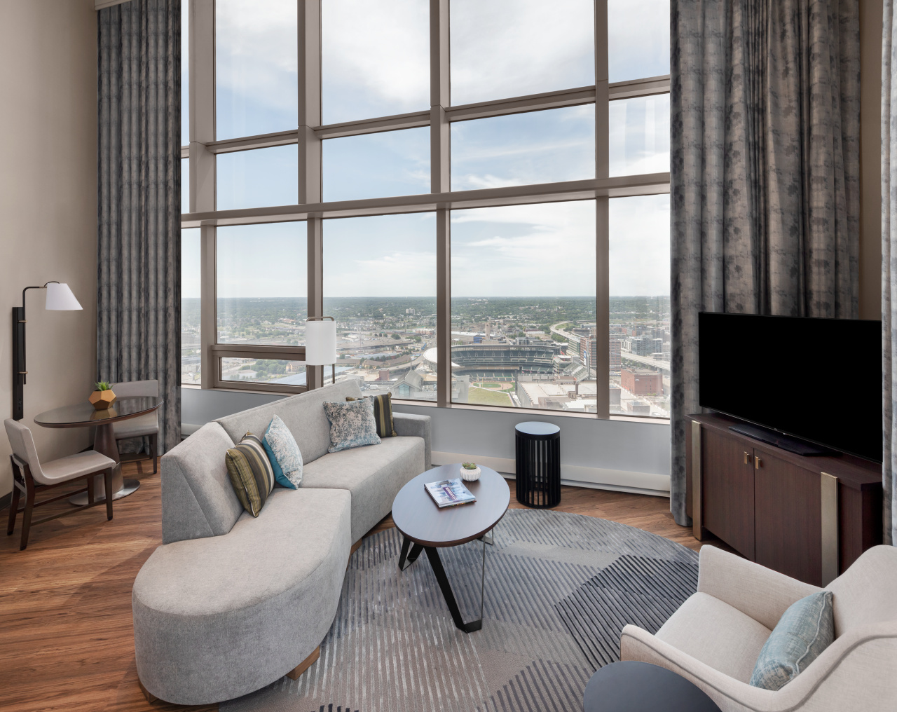 Bi-Level Suite Living Area