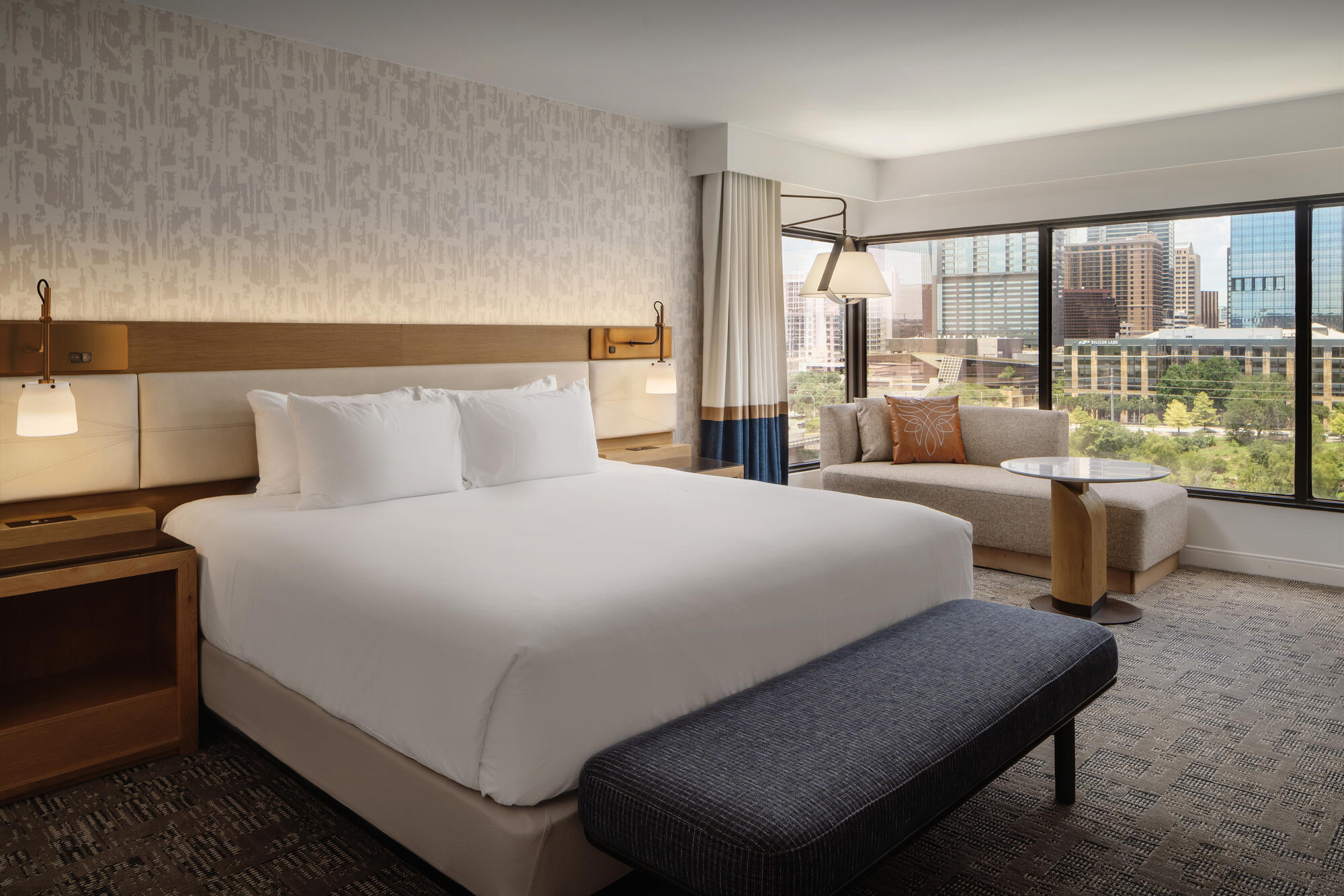 One King Bed Lake View Corner