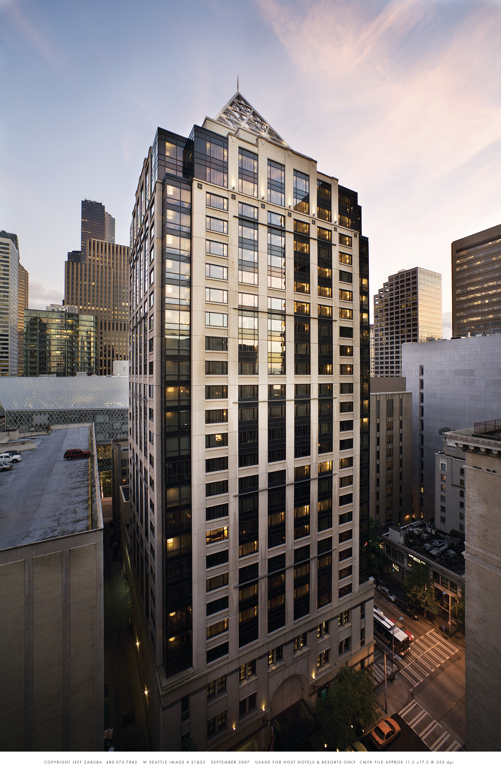 Building and city streets